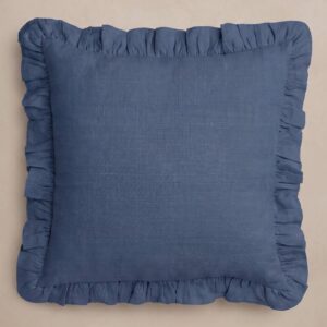 faire_b7_03 Linen Ruffle Medley Cushion Cover