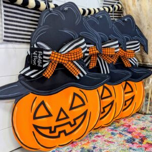 Spooky Jack-O-Lantern Door Hanger